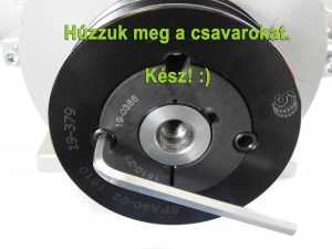 ékszíjtárcsa rögzítés