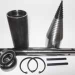 Kúpos rönkhasító alkatrész szett kardánmeghajtáshoz 90 mm hasítókúppal