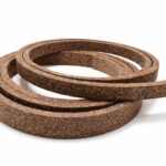 Gumival vulkanizált parafabandázs szalagfűrészkerékre, 8 mm vastag, 25-50 mm szélesség