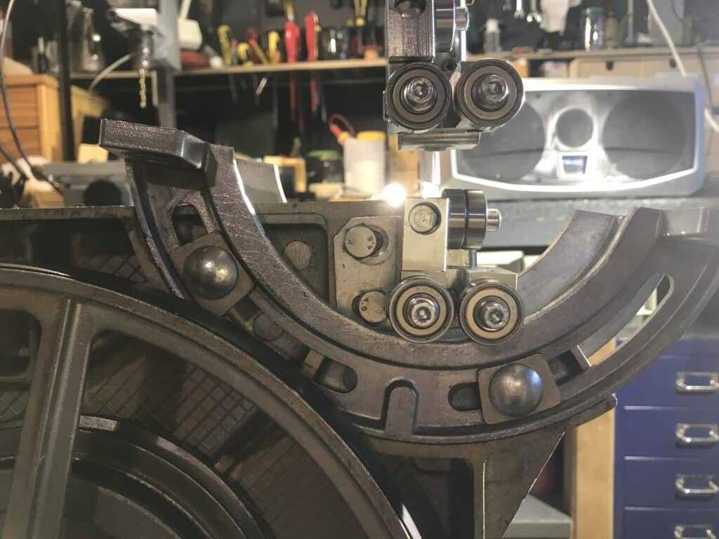 Scheppach HBS32 szalagfűrész lapvezetők