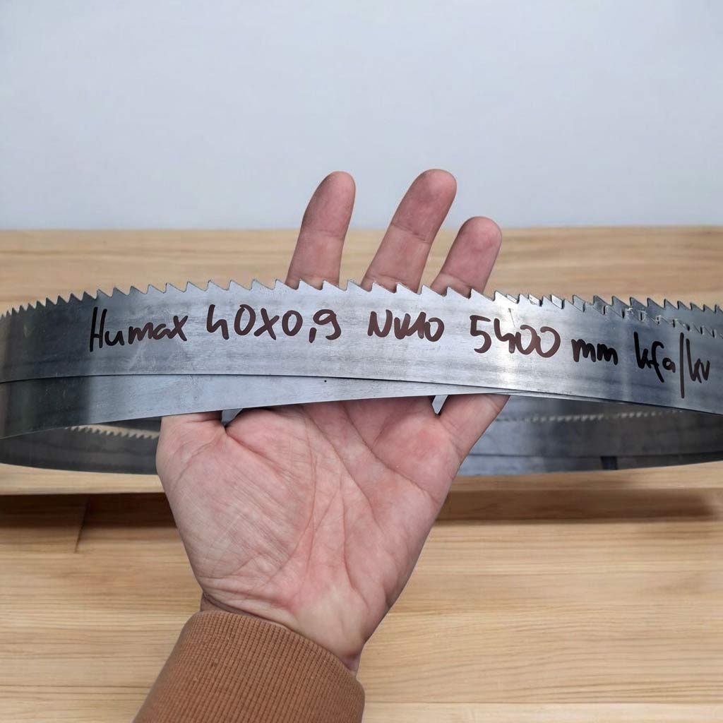 5400 Humax 40x0,9 nv10 faipari szalagfűrészlap 5400 mm - Image 1