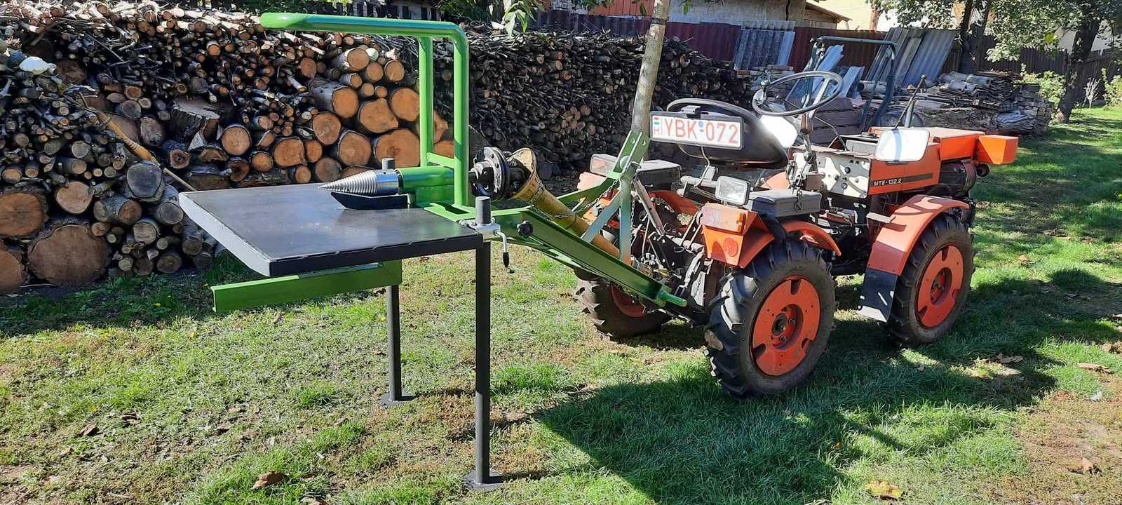 traktorhajtású hasító szett